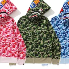 Bape Camo Zip Ups
