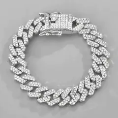 Adjustable Moissanite Bracelet
