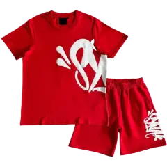 Syna World Tee and Shorts Set Red