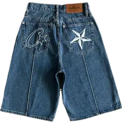 Corteiz Shorts C-Star Denim