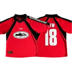Corteiz Jersey Panel – Red