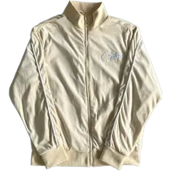 Corteiz zip up hoodie Velor tracksuit – Cream